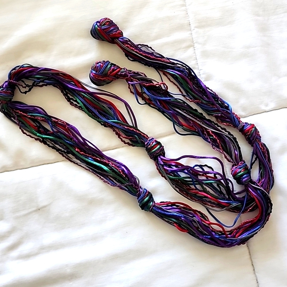 Colorful Twisted Rope Belt - Picture 2 of 2